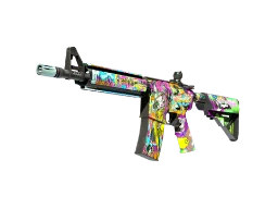 donk's StatTrak™ M4A4 | In Living Color (Factory New) CS2 skin