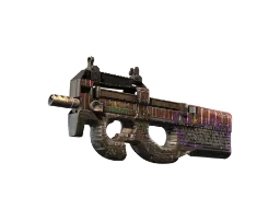 ZywOo's P90 | Freight (Well-Worn) CS2 skin