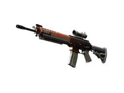 ZywOo's SG 553 | Danger Close (Field-Tested) CS2 skin