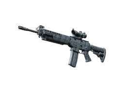 ZywOo's SG 553 | Waves Perforated (Field-Tested) CS2 skin
