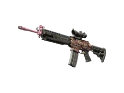 ZywOo's Souvenir SG 553 | Desert Blossom (Well-Worn) CS2 skin